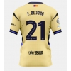 Camiseta Barcelona Frenkie de Jong #21 Segunda Equipación Replica 2025-26 mangas cortas